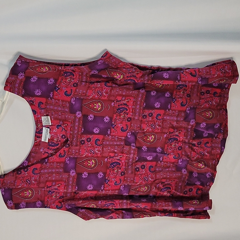 100% Newport News silk blouse.